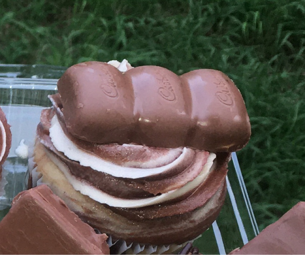 Two Chocolate Swirl Cupcakes (Without Cadbury Topping)