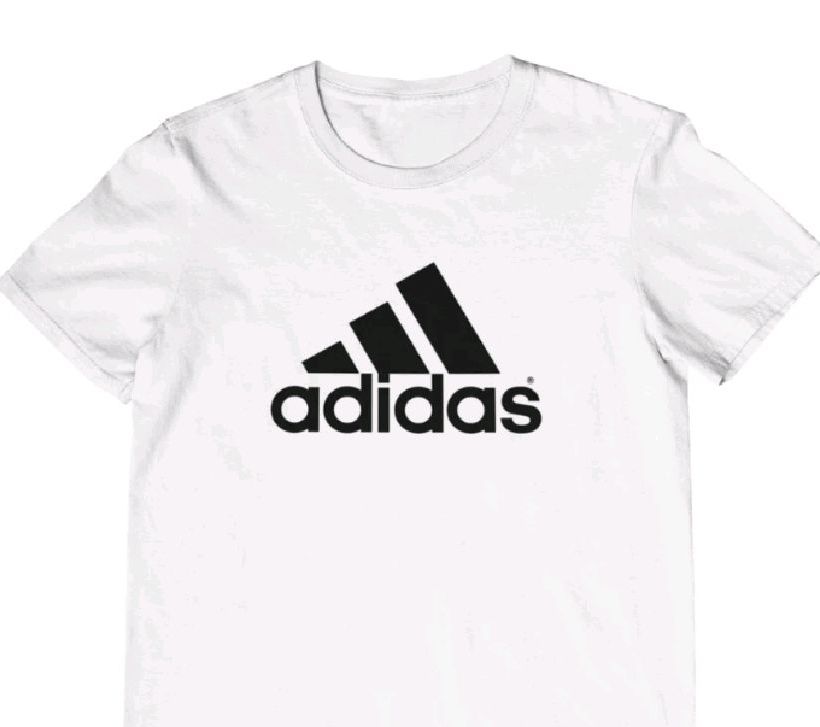 Camiseta Adidas logo grande central 