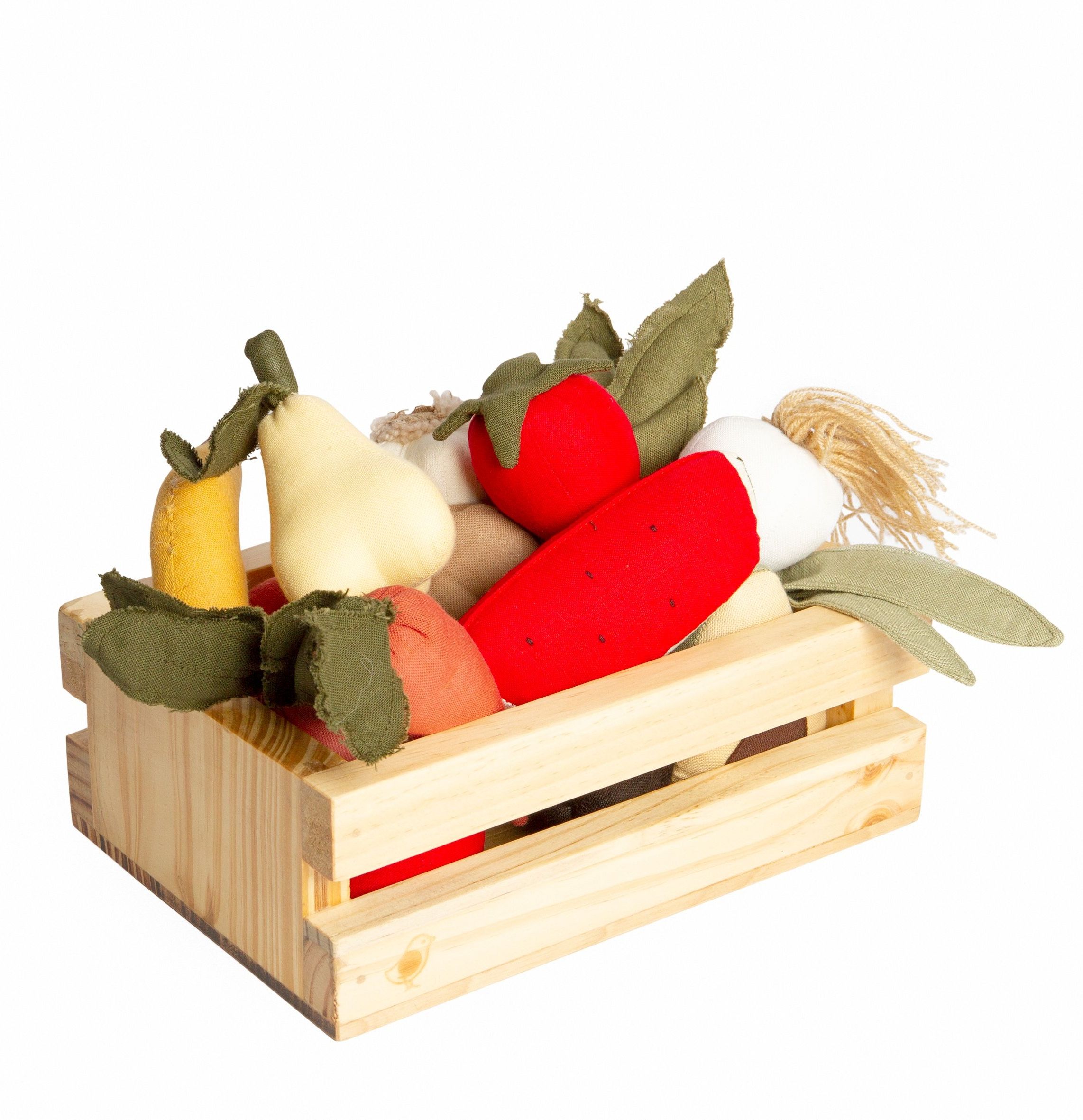  CAJA de frutas y verduras 13 piezas 