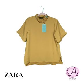 Blusa zara woman moztaza M