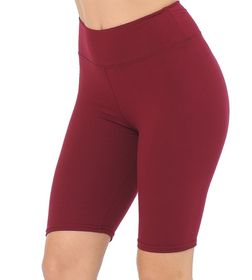 Luscious Biker Shorts Burgundy