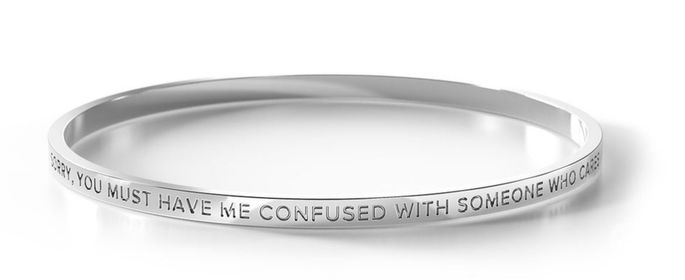 Bangle: Sorry, You Must Have Me Confused With Someone Who Cares