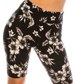 Lean Biker Shorts Floral