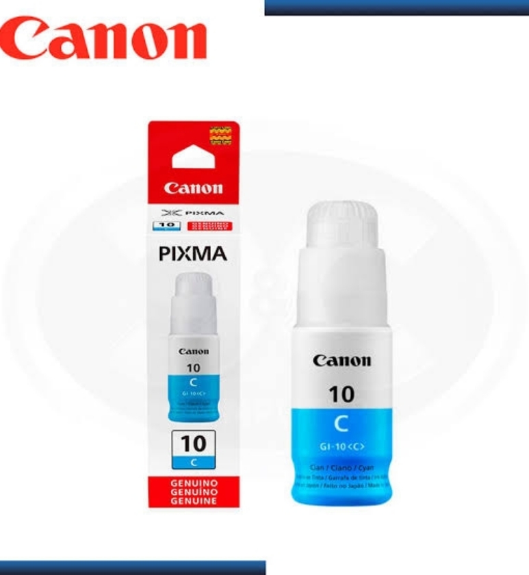 BOTELLA DE TINTA CANON  CYAN 10 GI 10C