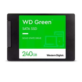 UNIDAD DE ESTADO SOLIDO WESTERN DIGITAL GREEN, WDS240G3G0A, 240GB, SATA 6GB/S, 2.5", 7MM.