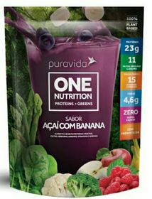 Proteina Vegana - Açaí com banana 450g - Pura Vida 