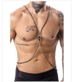 HARNESS BODY CHAIN CAVEIRA CHAPADA