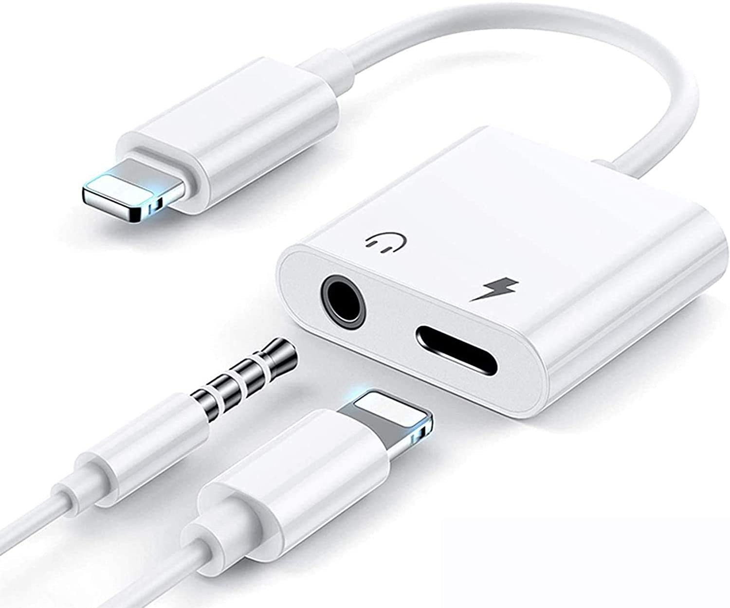 Adaptador Lightning 3.5 Y Carga (Bluetooth)