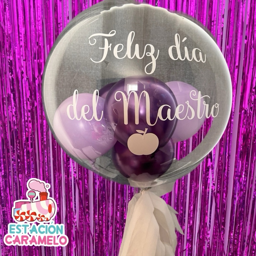 Globo burbuja personalizado 