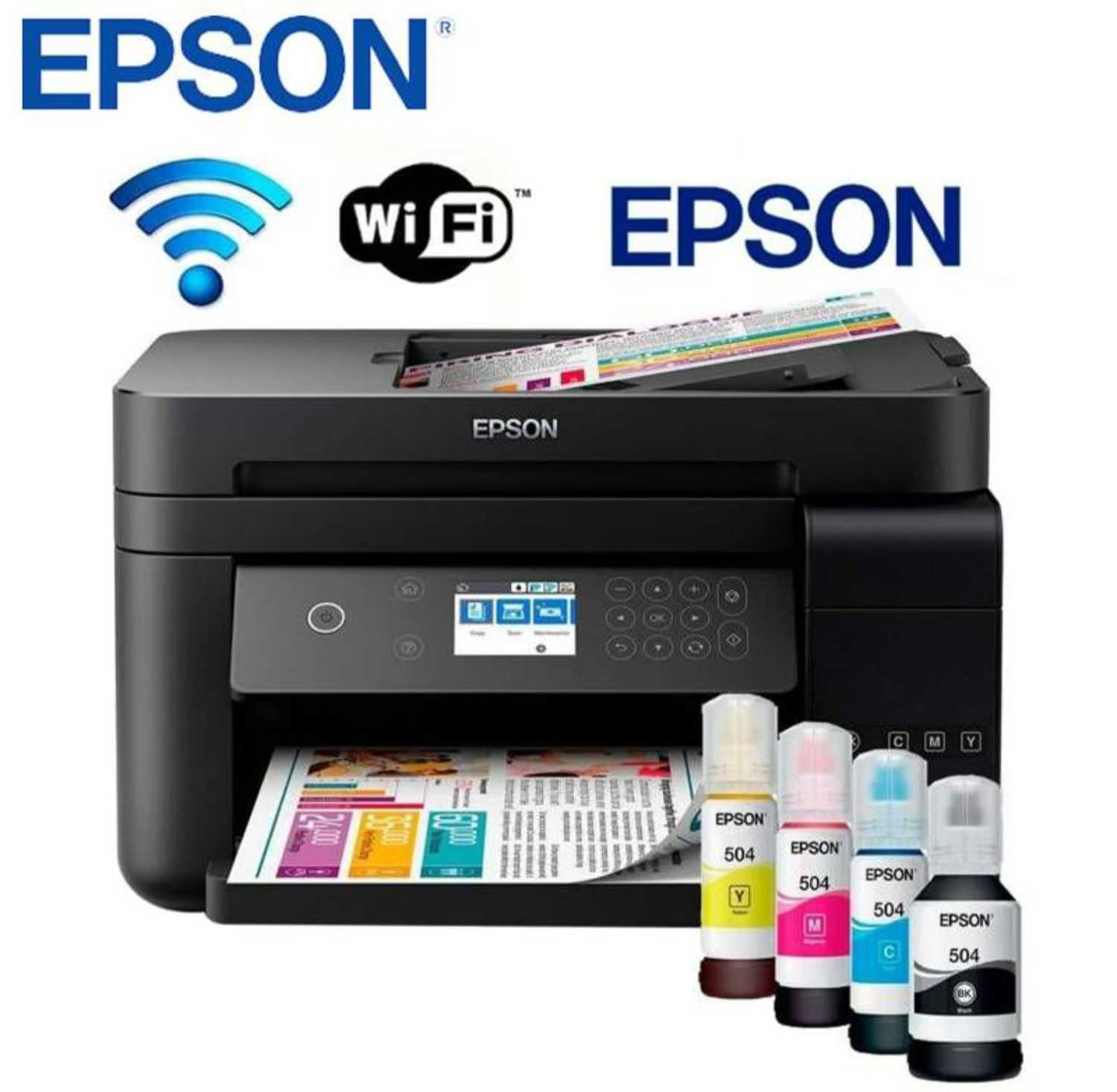 IMPRESORA  MULTIFUNCIONAL EPSON L5290 ADF COPIA WIFI