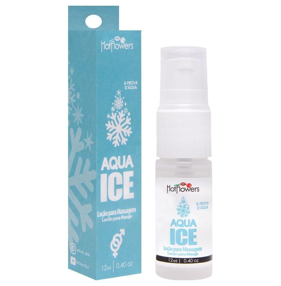 LUBRIFICANTE ICE GEL SILICONADO A PROVA DE ÁGUA12Ml

