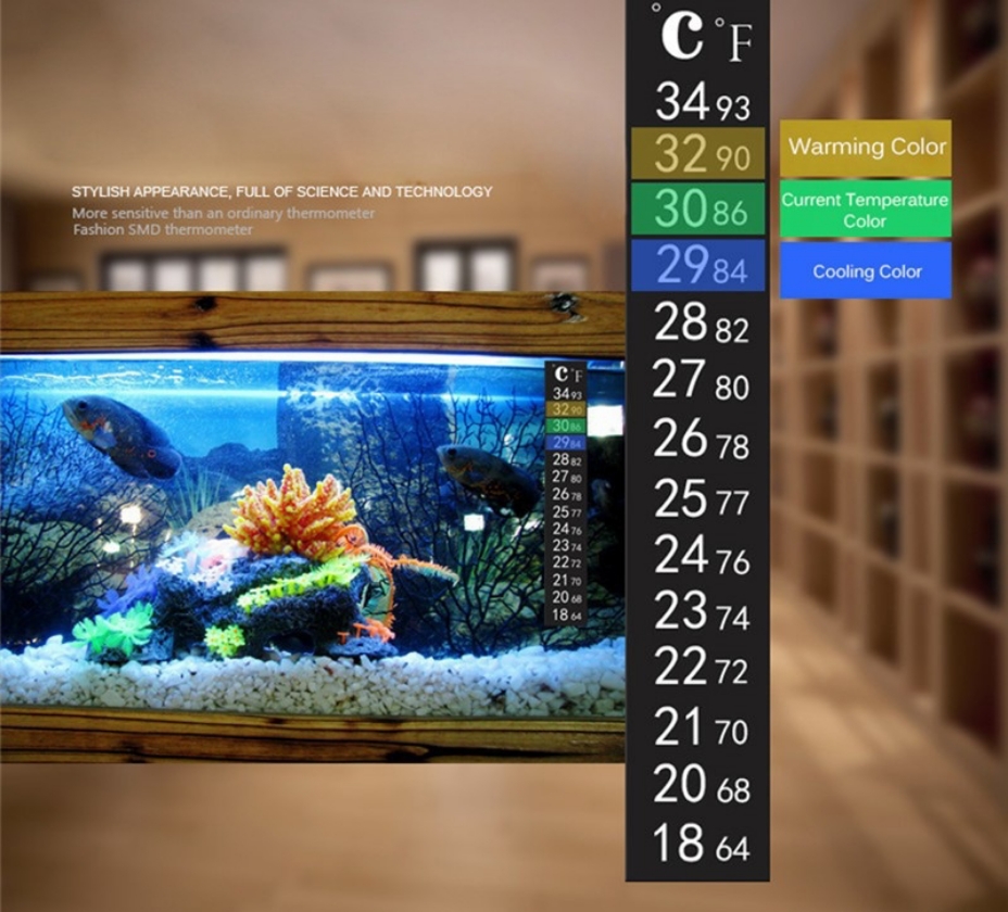 Aquarium Sticker Thermometer