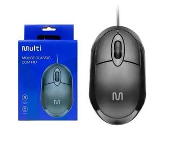 MOUSE COM FIO - MARCA: MULTILASER