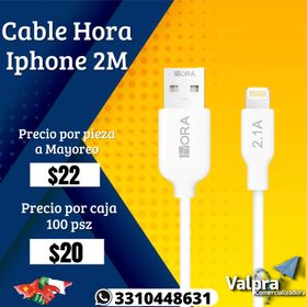 Cable de 2 metros Hora Iphone