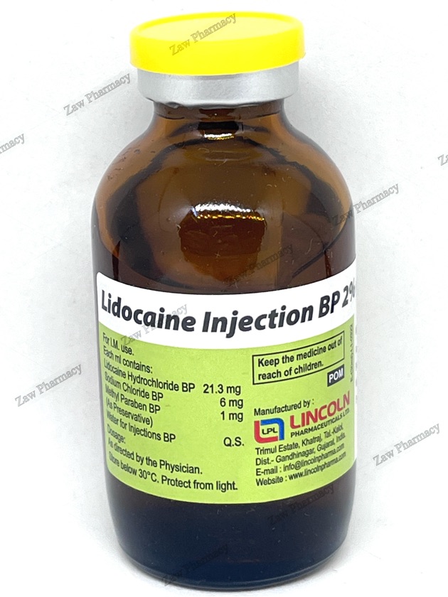 Lidocaine 2% inj (30ml) (exp 2/27)