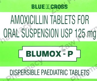 Blumox P 125 dispersible tab (exp 7/26)