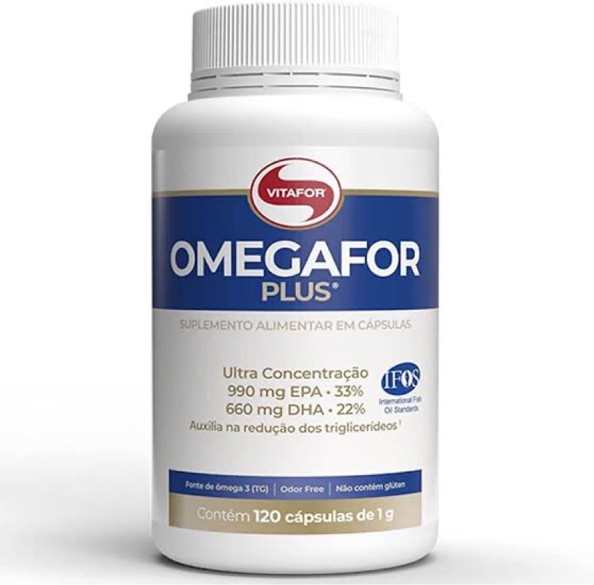 Ômegafor Plus 1000mg 120 cáps - VITAFOR 