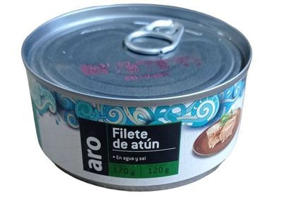 Filete de atún Aro en agua y sal 170g