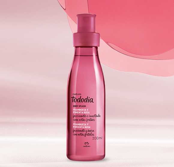 Body Splash Framboesa e Pimenta Rosa de Natura