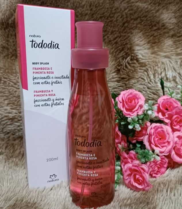 Body Splash Framboesa e Pimenta Rosa de Natura