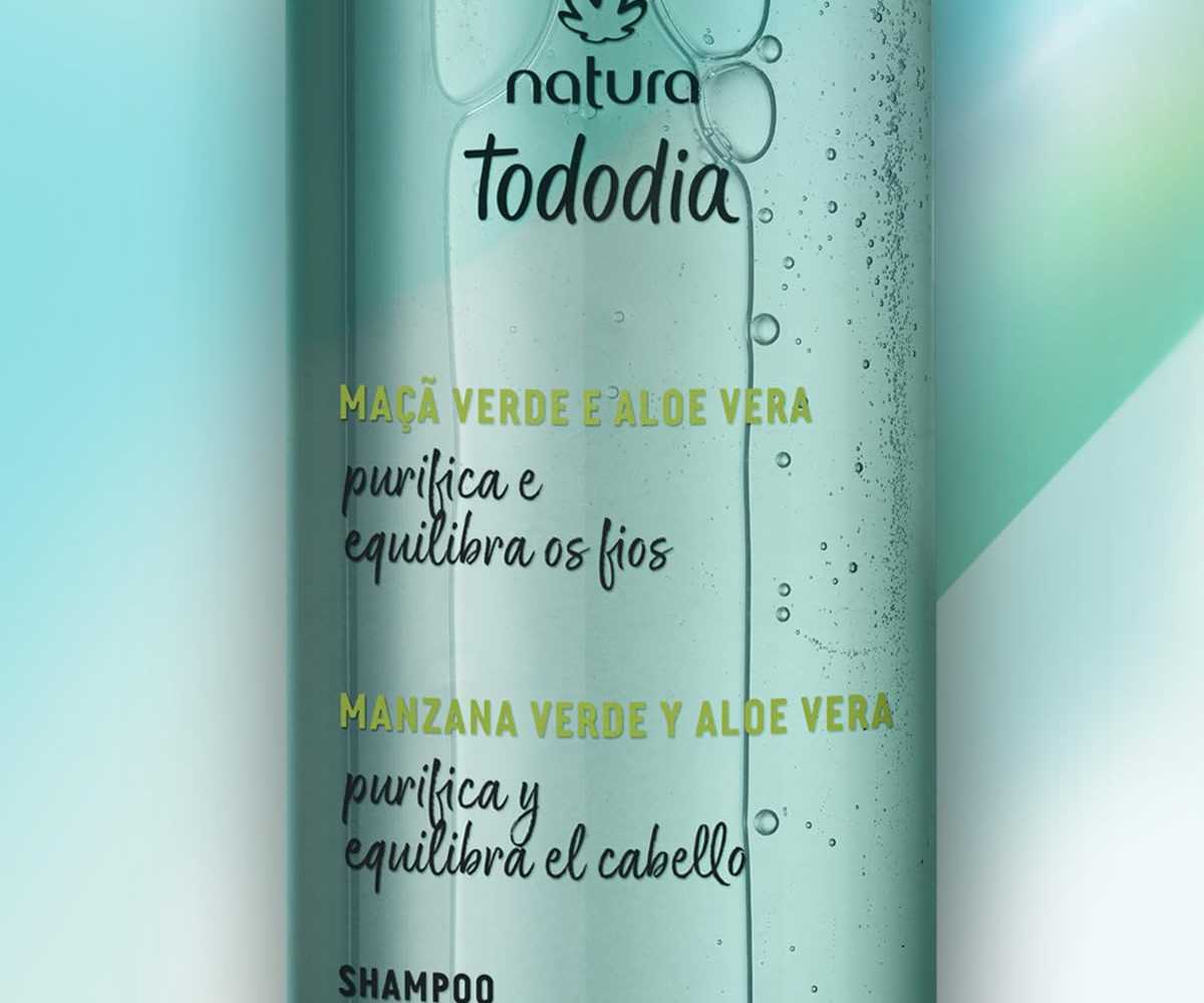 Shampoo Hidratante Maça Verde e Aloe Vera Natura