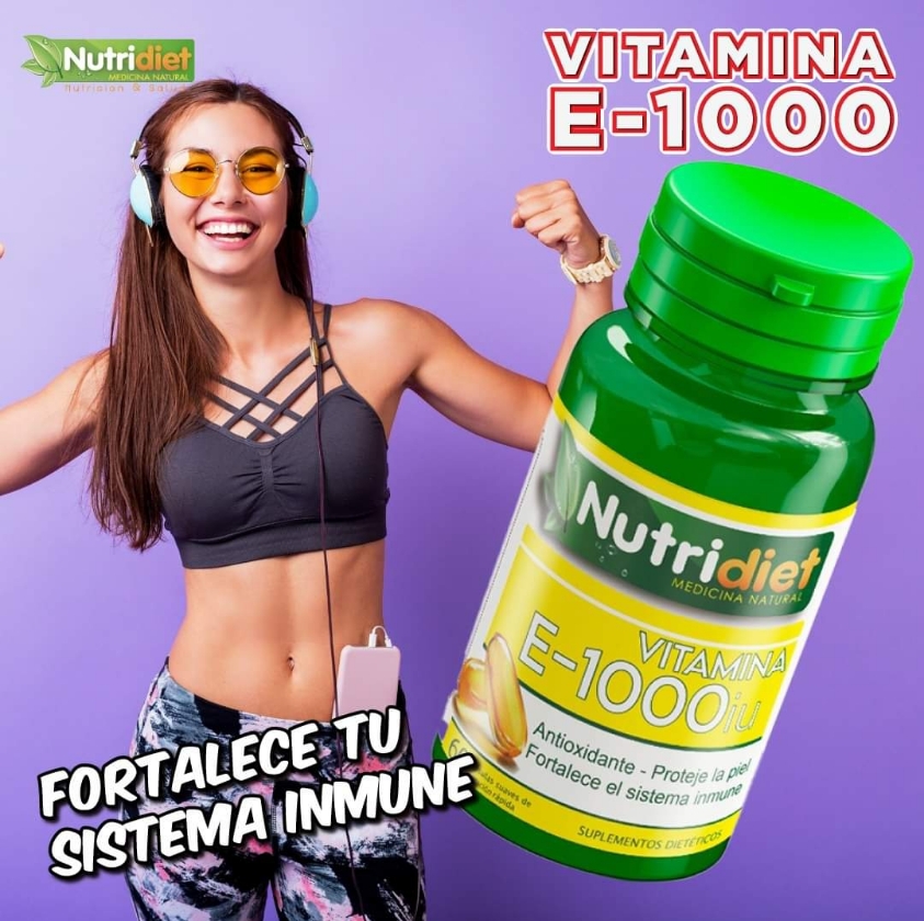 VITAMINA E 1000 IU x 60 softgels 