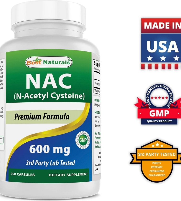 NAC (N-acetilcisteina) 250 Capsulas