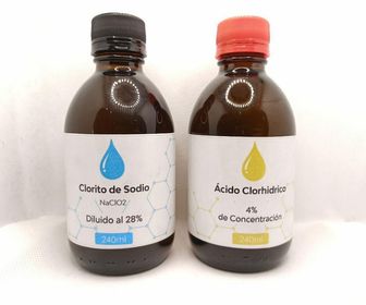 Kit Clorito + Ácido Clorhidrico 240ml