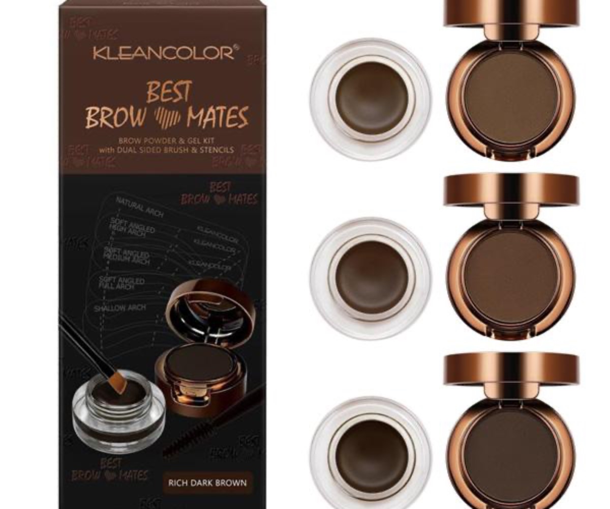 Best Brow Mates-Brow Powder & Gel Kit -Ash medium brown