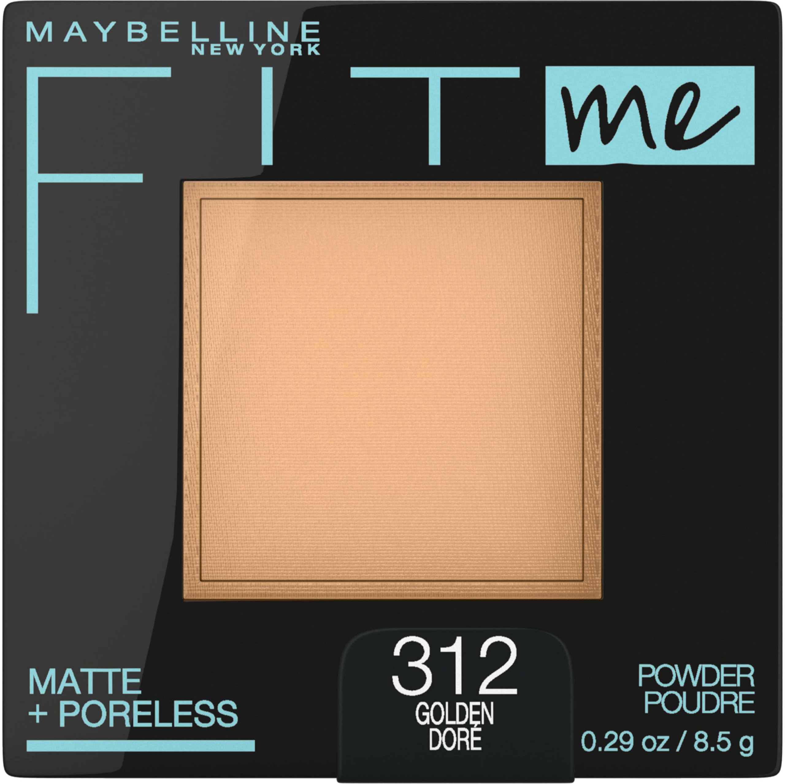 Maybelline Fit Me Matte Poreless Pressed Face Powder Makeup, 312