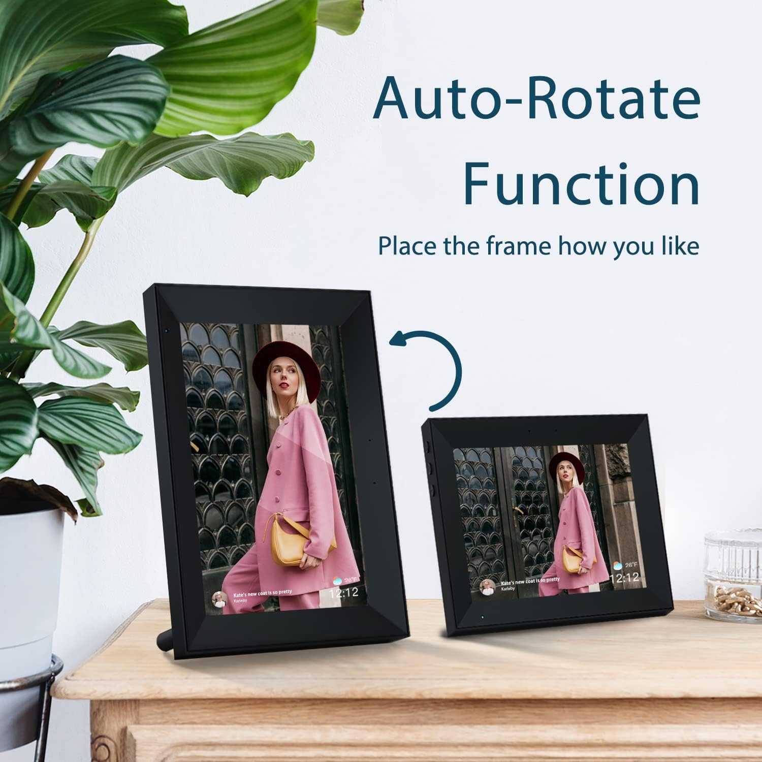 Digital Photo Frame 10.1" Smart Cloud Touch Screen