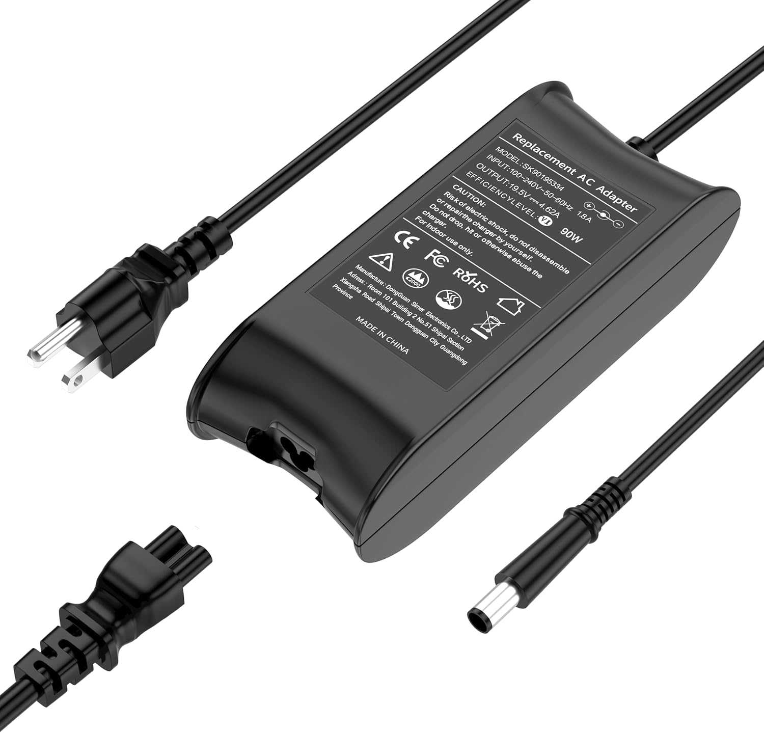 90W AC Adapter Charger For Dell Latitude