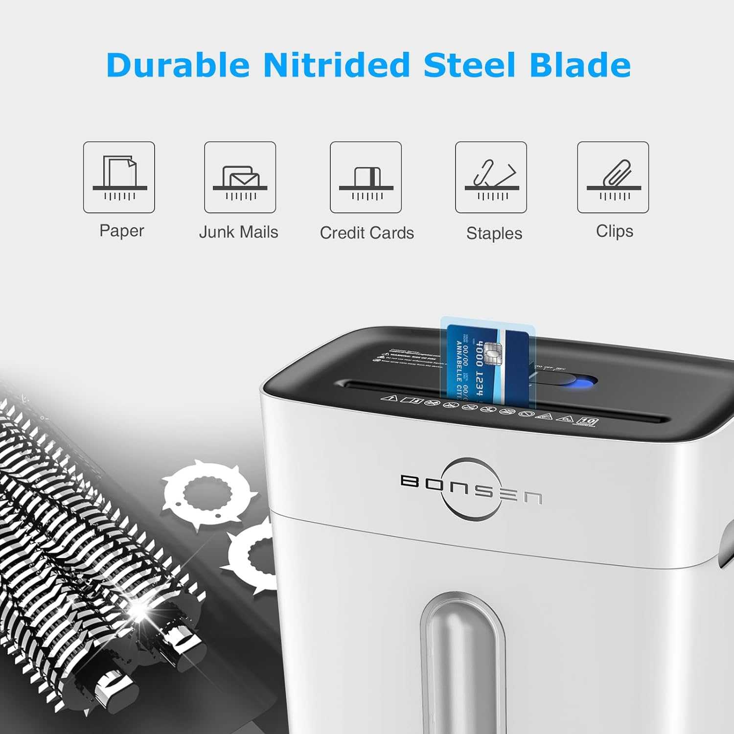 BONSEN Paper Shredder (S3201-W)