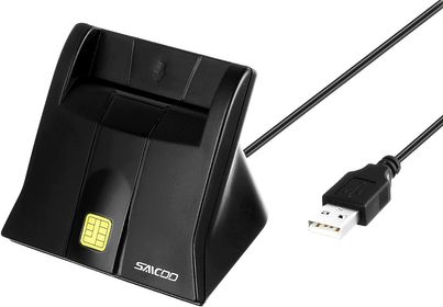 Saicoo DOD Military USB Common Access CAC Smart Card Reader