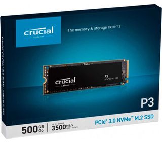 Crucial P3 500GB PCIe Gen3 M.2 SSD