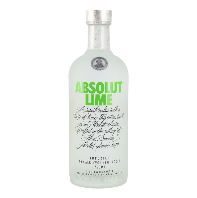 VODKA ABSOLUT LIME 750 ML