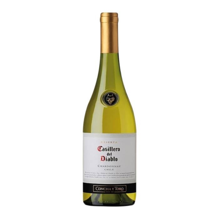 VINO BLANCO CONCHA Y TORO CASILLERO DEL DIABLO CHARDONNAY 750 ML