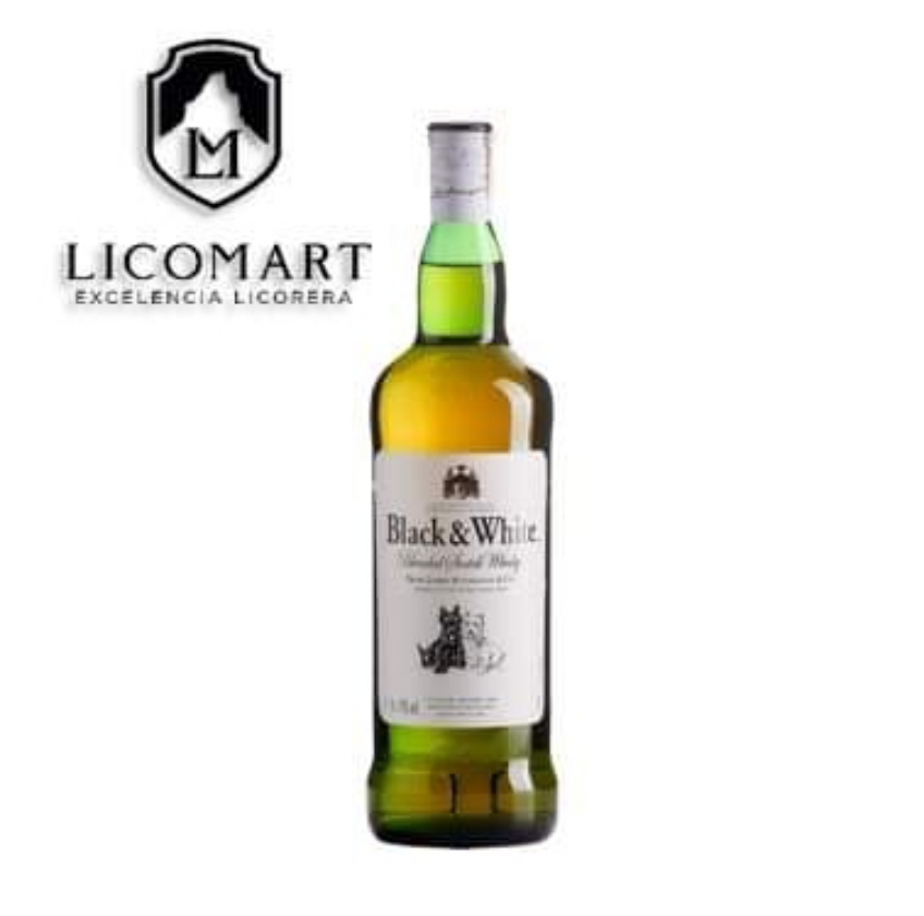 WHISKY BLACK & WHITE 1L 