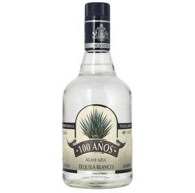 TEQUILA 100 AÑOS BLANCO AGAVE AZUL 700 ML