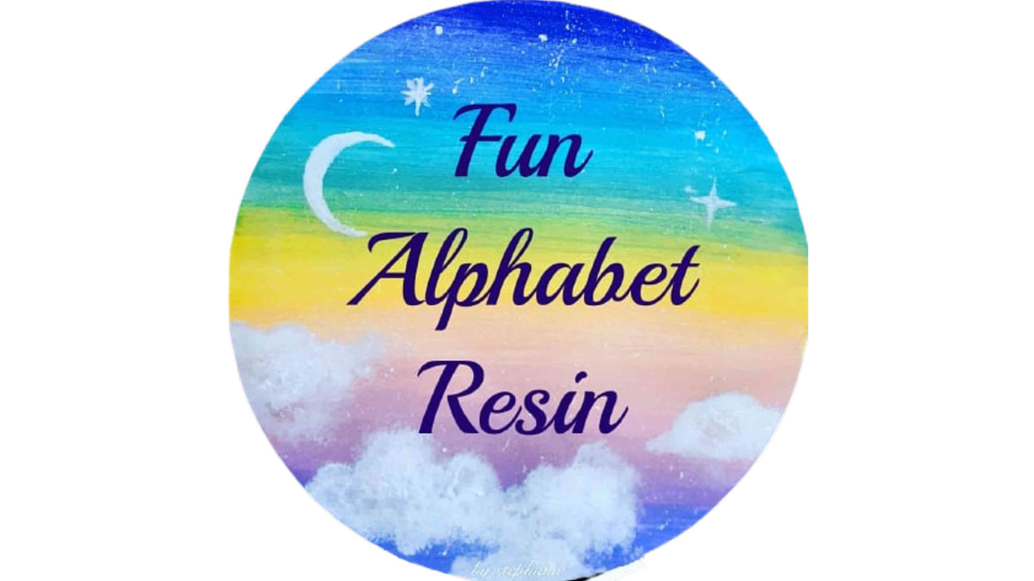 Fun Alphabet Resin