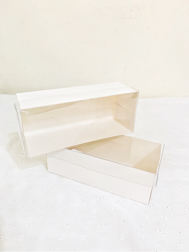 12 Cajas Genéricas 3x7x2.5 + Tapa Clear