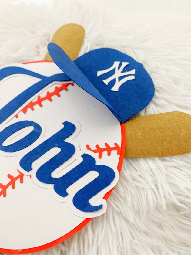 Baseball Cake Topper