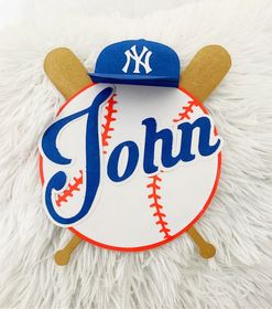 Baseball Cake Topper