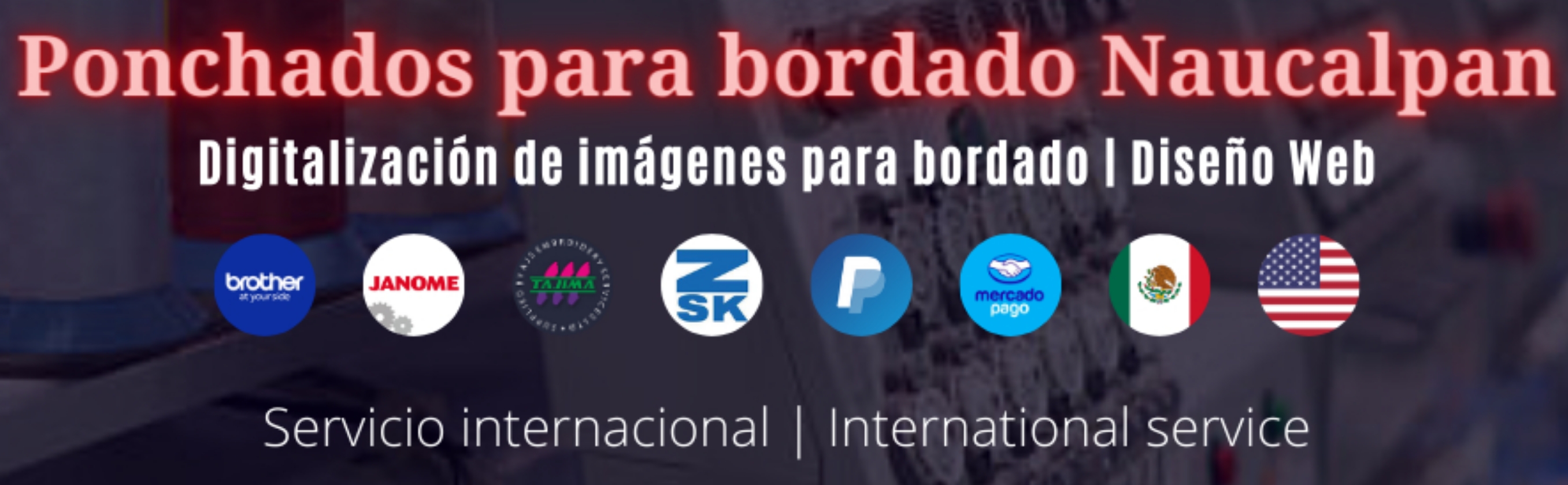 Ponchados para bordado Naucalpan