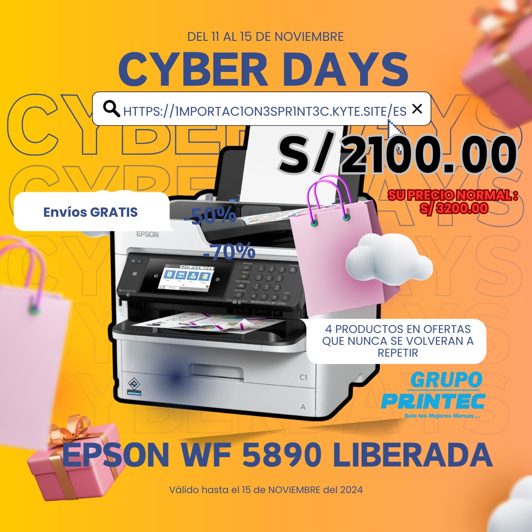 IMPRESORA MULTIFUNCIONAL WORK FORCE C5890