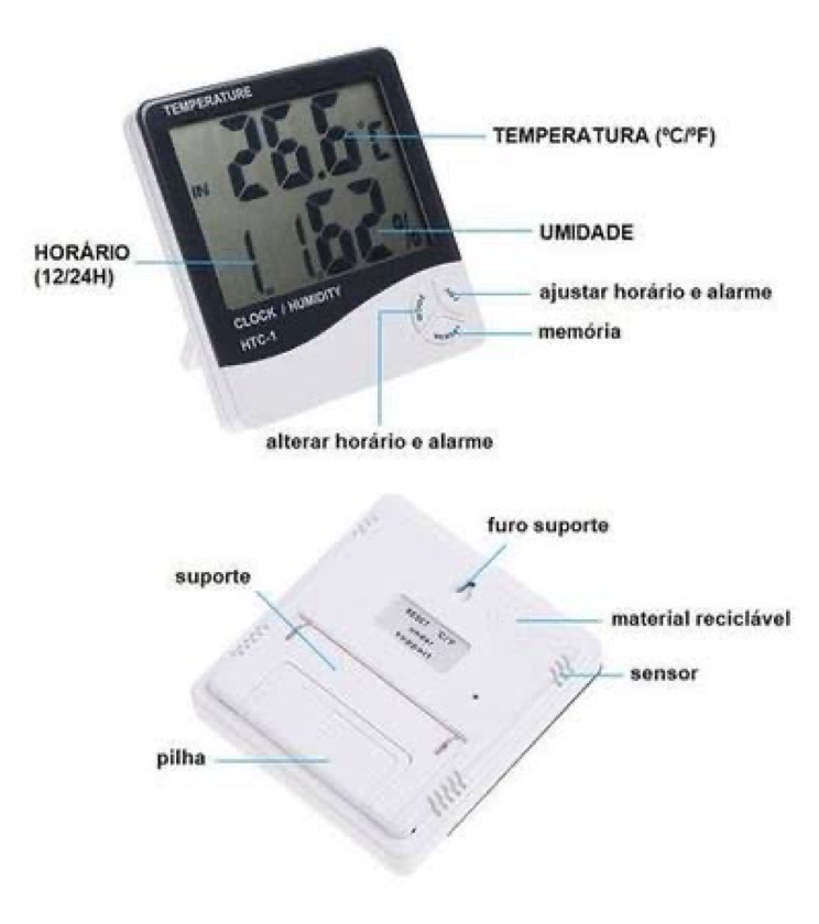 MEDIDOR DE TEMPERATURA - MARCA- B-MAX REF: BM-HTC1