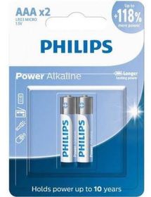 PILHA PHILIPS ALCALINA AA CARTELA COM 2 - MARCA: PHILIPS