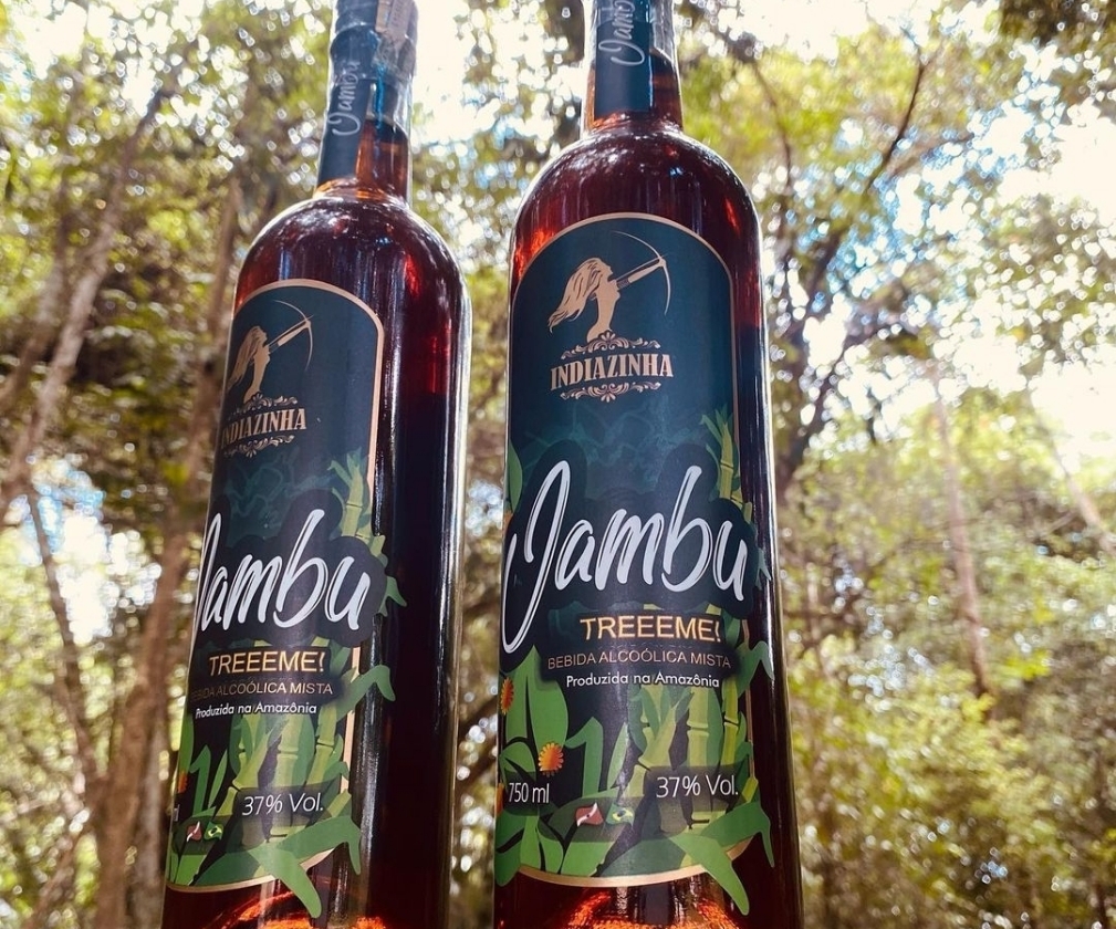 Cachaça de jambu indiazinha 750 mls