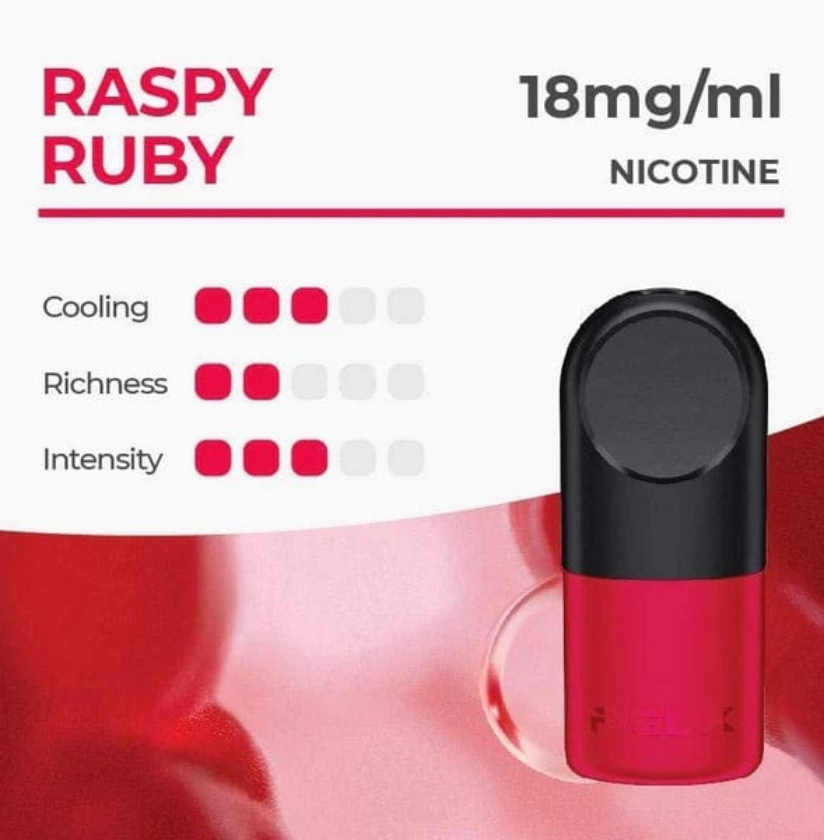 Raspy Ruby Relx Pod Pro 2 