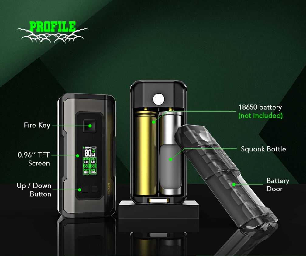 WOTOFO 
PROFILE SQUONK
BOX MOD